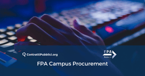 FPA Campus Procurement: fornitori e digitalizzazione